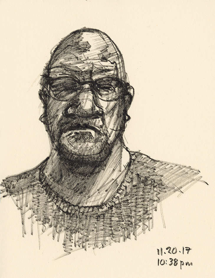 729x940 Moods And Momentum In Your Daily Drawing Practice Rozwoundup - Throat Sketch