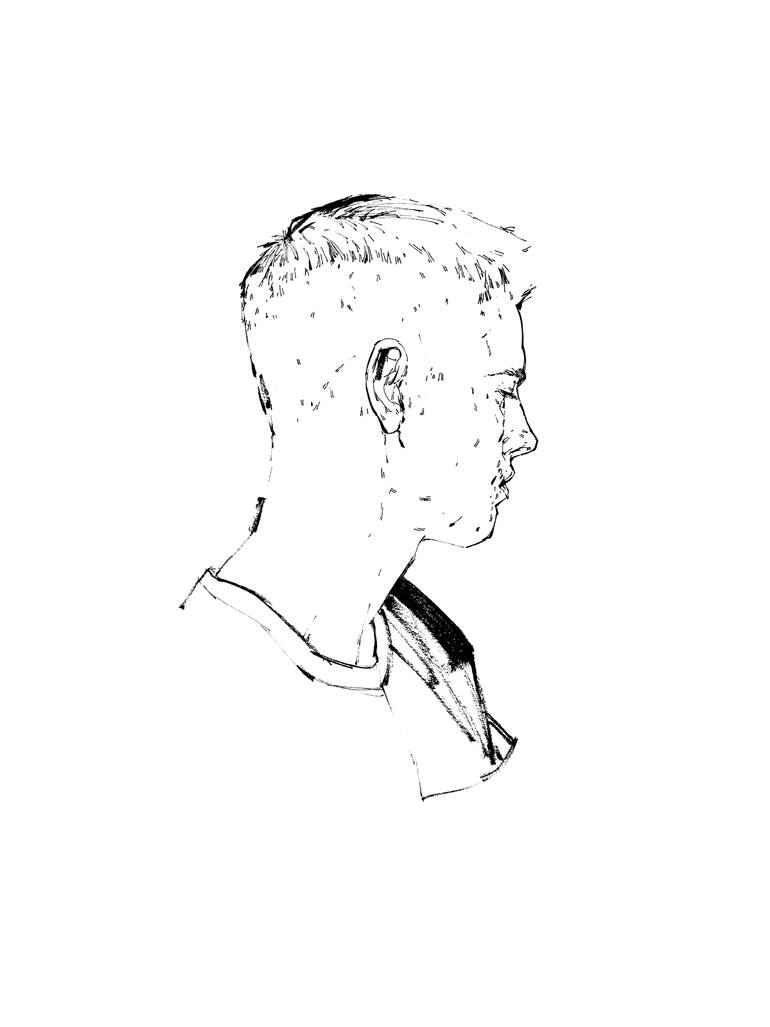 770x1027 Saatchi Art Sketch - Throat Sketch