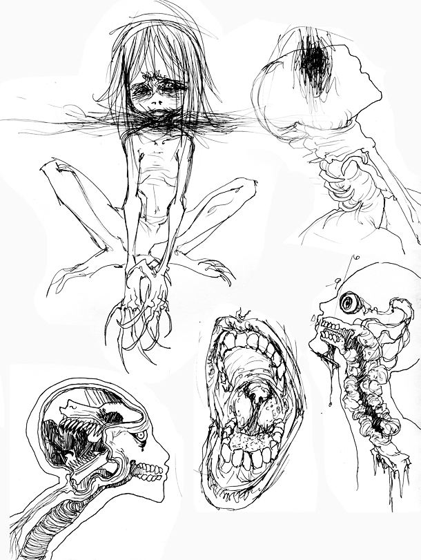 610x811 Sore Throat Drawings By Quietsecrets - Throat Sketch