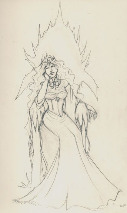 419x700 Sketch Fest! - Throne Sketch