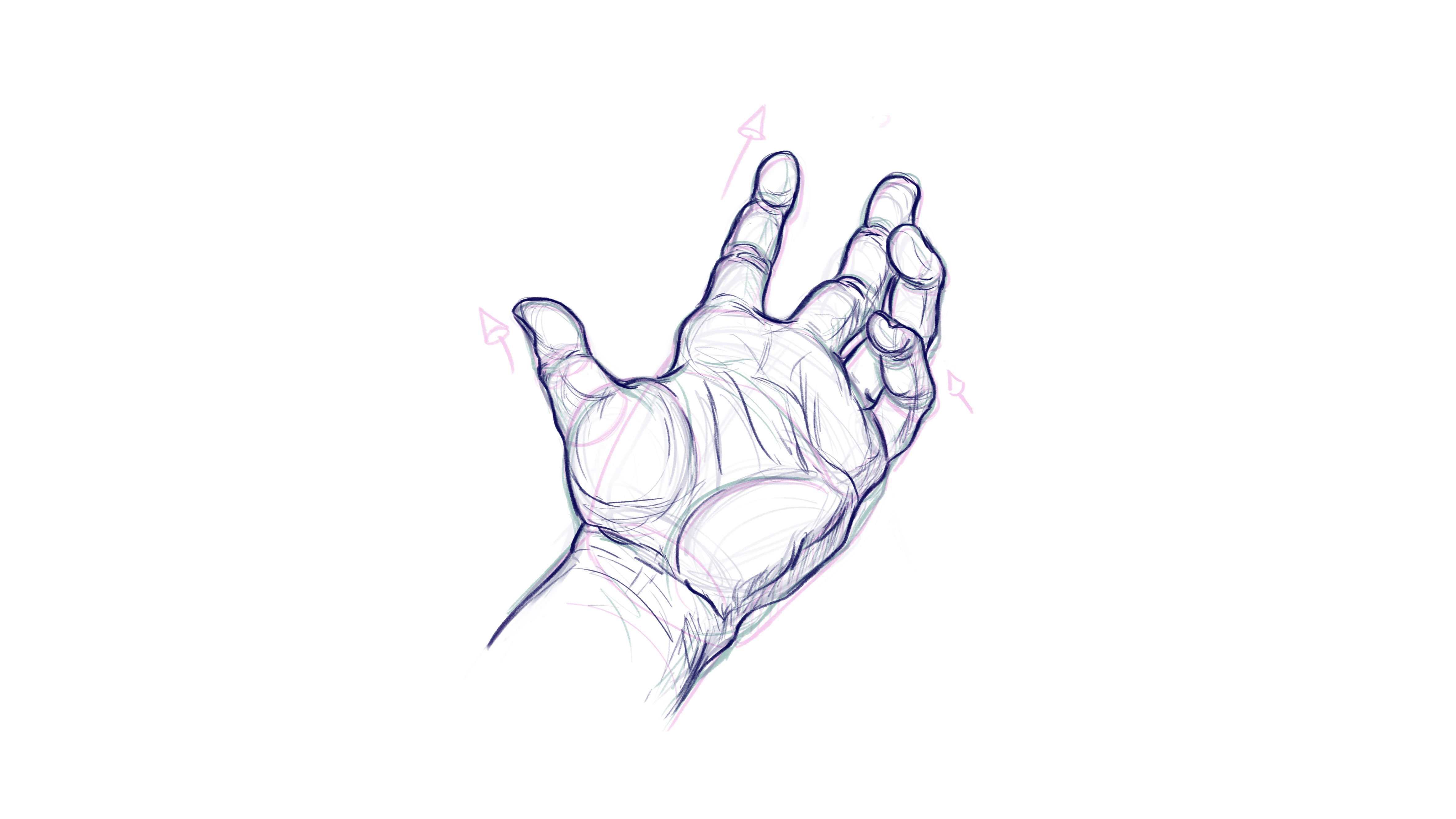 4726x2658 How To Draw Hands Creative Bloq - Thumb Sketch