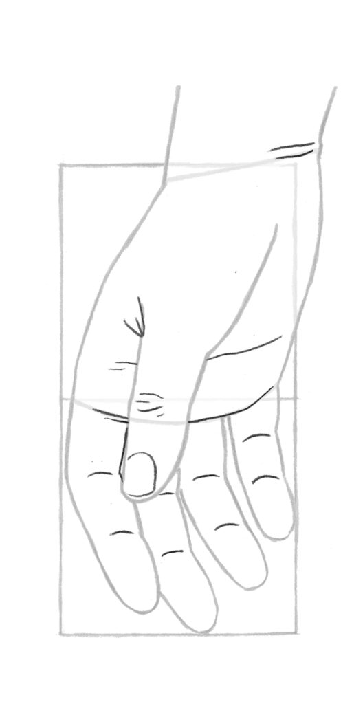 515x1024 Mastering Manga 2 How To Draw A Hand - Thumb Sketch