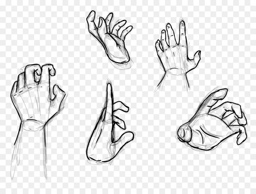 900x680 Thumb Drawing Sketch - Thumb Sketch