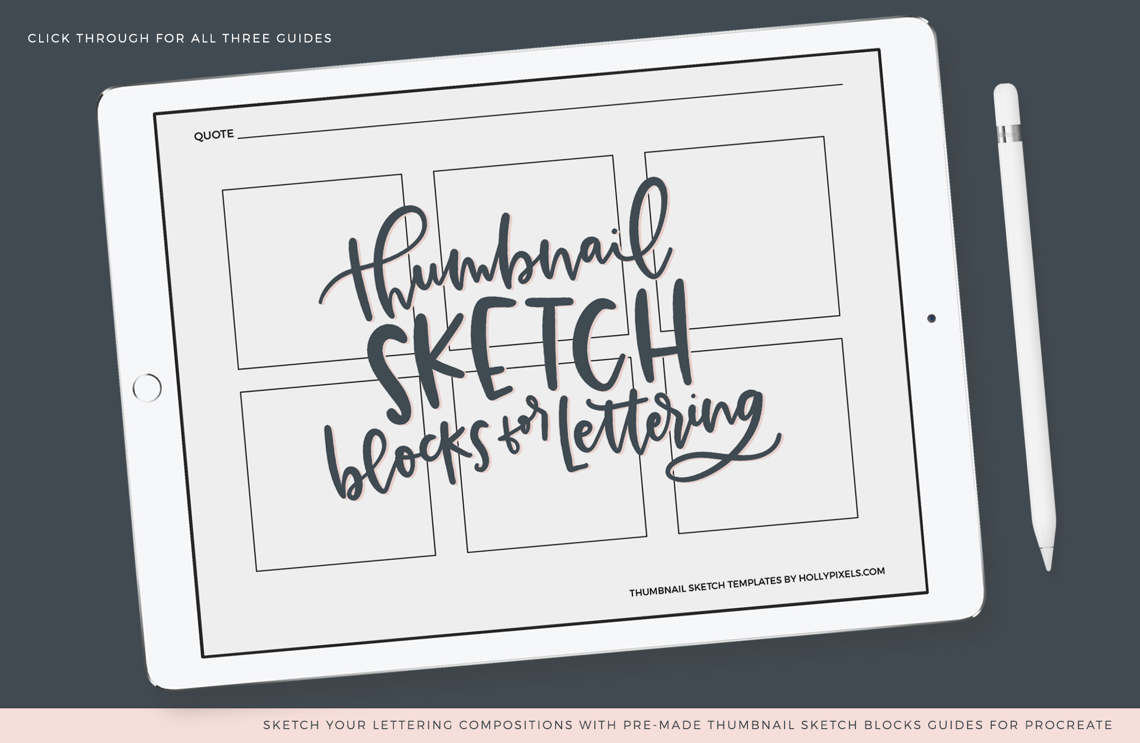 2300x1500 Thumbnail Sketch Guides Templates For Procreate Holly Pixels - Thumbnail Sketch