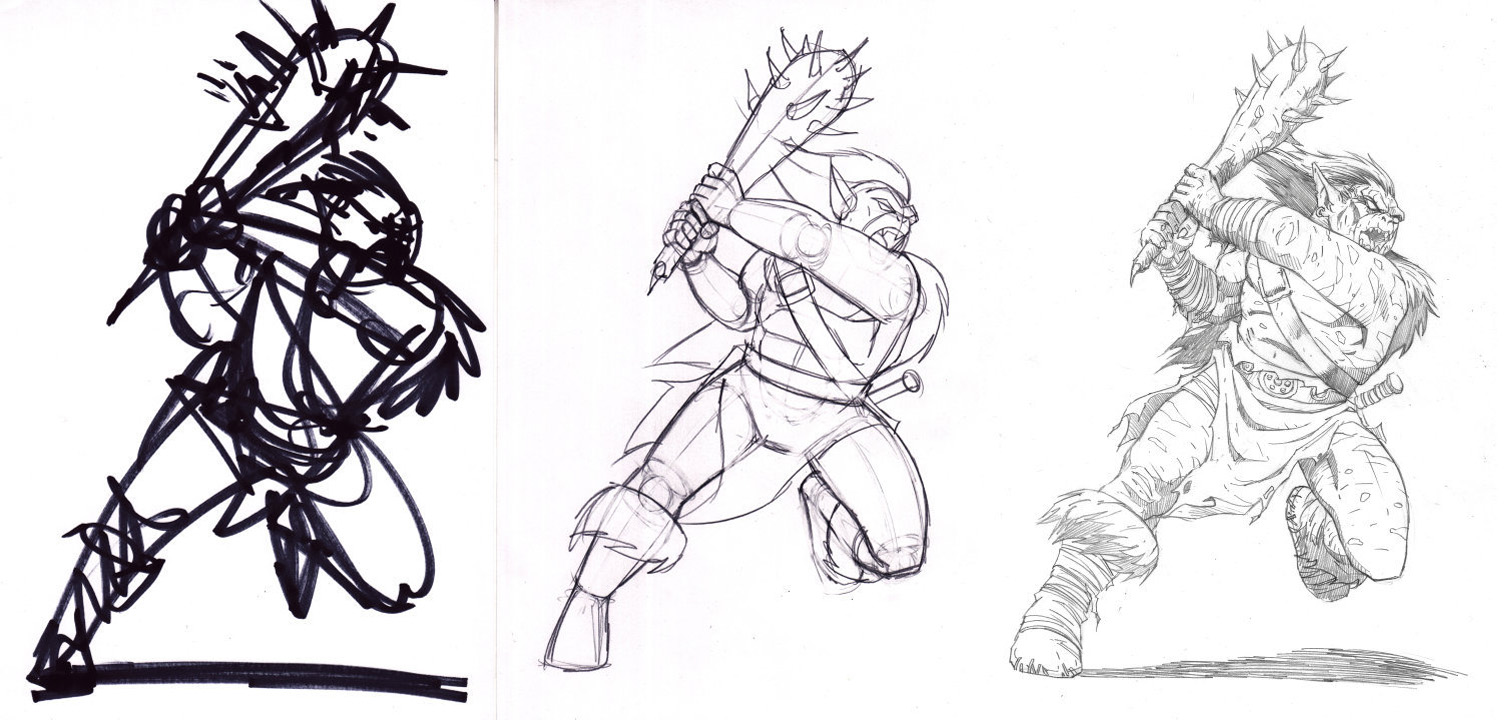 1512x720 Fantasy Art Class February 2011 - Thumbnail Sketch Definition