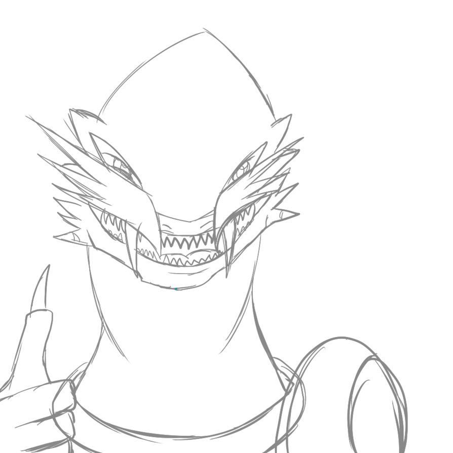 894x894 Thumbs Up In Progress Sketch Animation By Dragonfire1000 - Thumbs Up Sketch