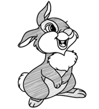 thumper drawing