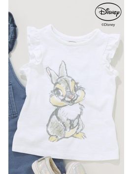 270x352 Shoptagr White Thumper Sketch Print T Shirt (3mths 6yrs) By Next - Thumper Sketch