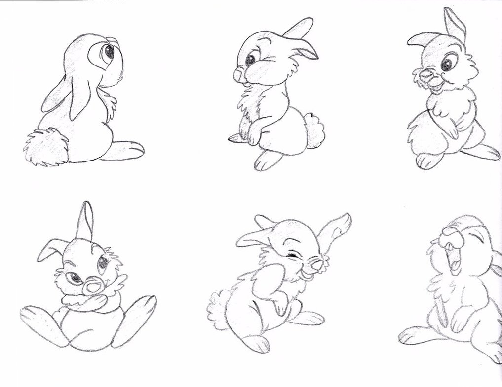1017x786 Thumper Sketch By Julietcapulet432 - Thumper Sketch