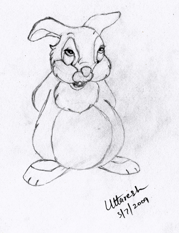 625x813 Thumper Sketch By Uttaresh - Thumper Sketch