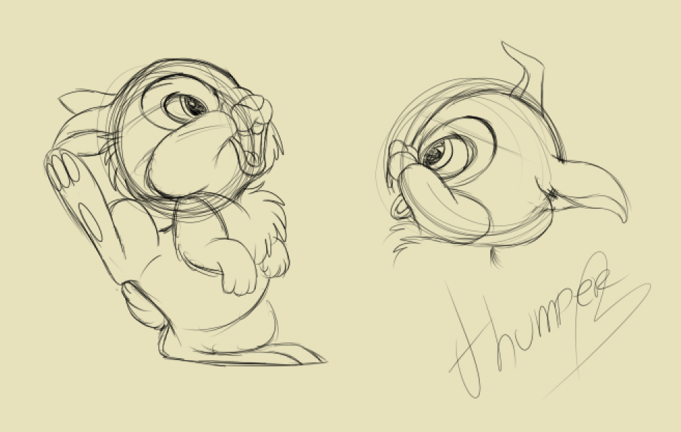 985x625 Thumper By Cibibot - Thumper Sketch
