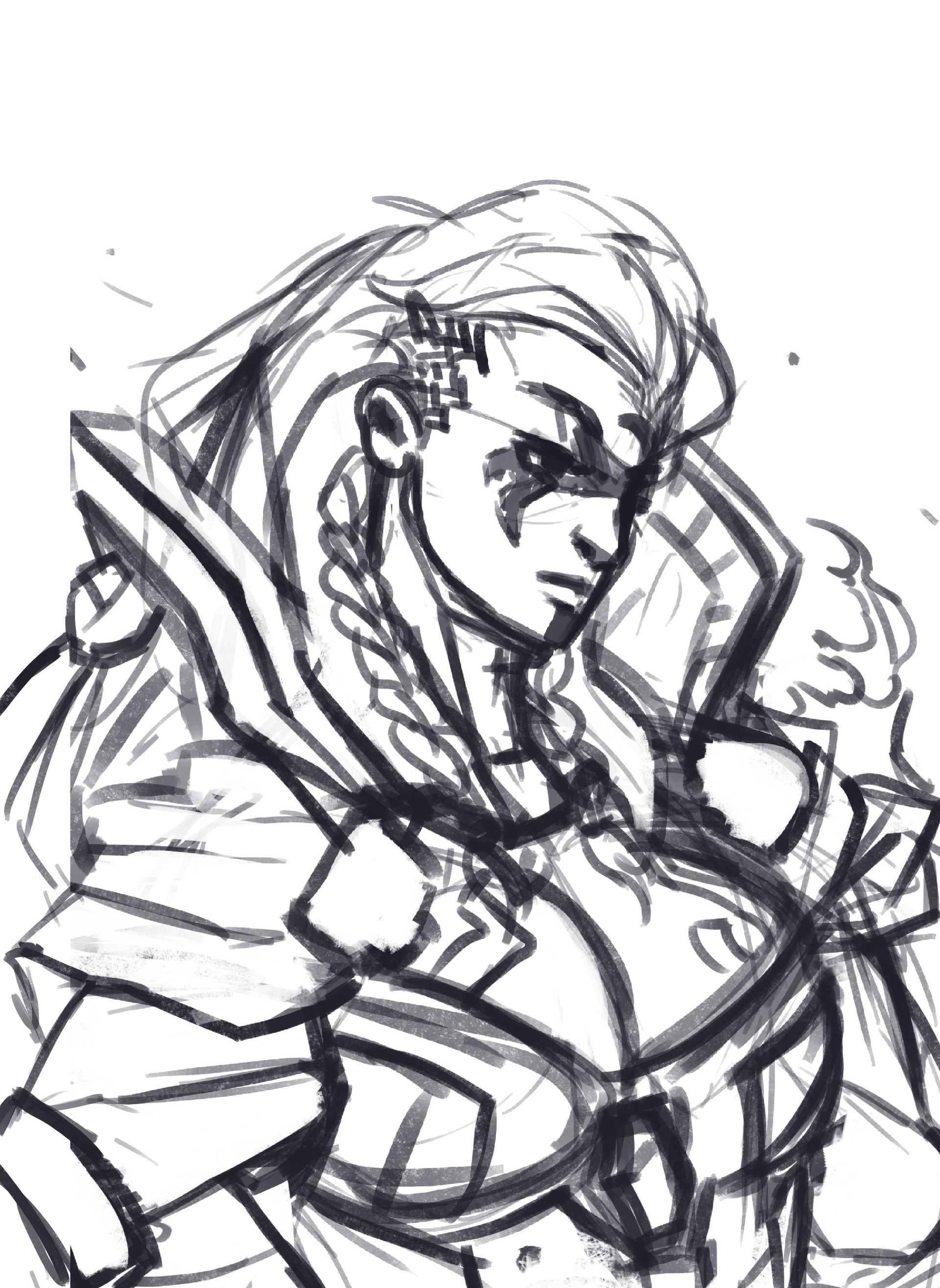 1920x2630 Jean Joseph Demessance - Thunder Sketch