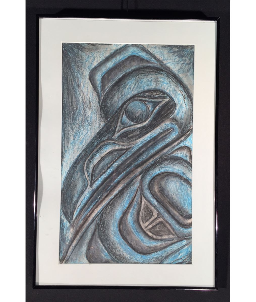 1015x1200 Terry Yellatzie, Thunderbird Sketch - Thunderbird Sketch