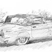 180x180 Thunderbird Sketch Poster By David King - Thunderbird Sketch