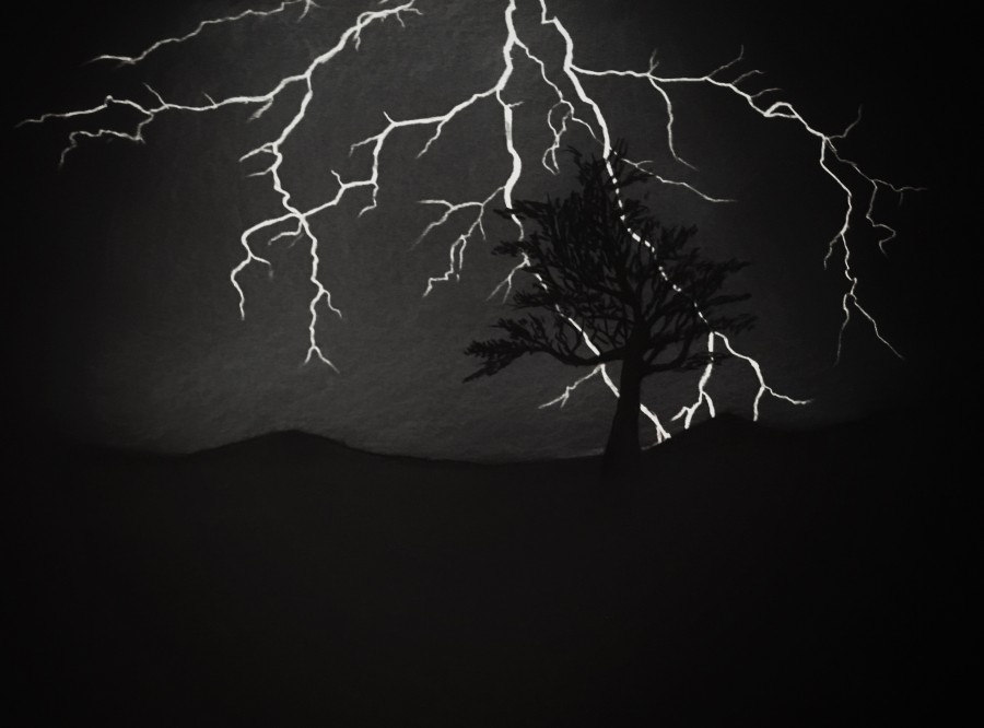900x666 Thunderstorm - Thunderstorm Sketch