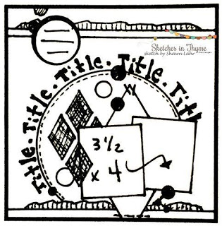 315x320 My Happy Life Sketches In Thyme Sketch - Thyme Sketch