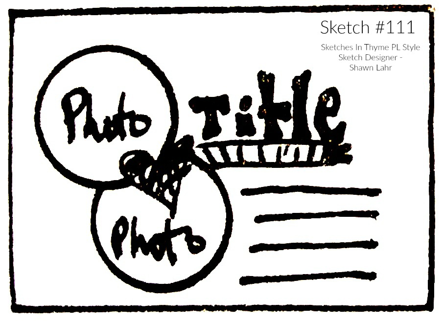 905x662 Sketches In Thyme Project Life Style - Thyme Sketch