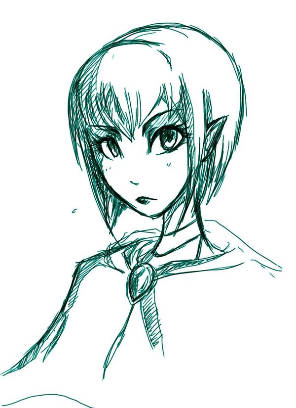 600x825 Thyme Sketch By Fleetfleets - Thyme Sketch