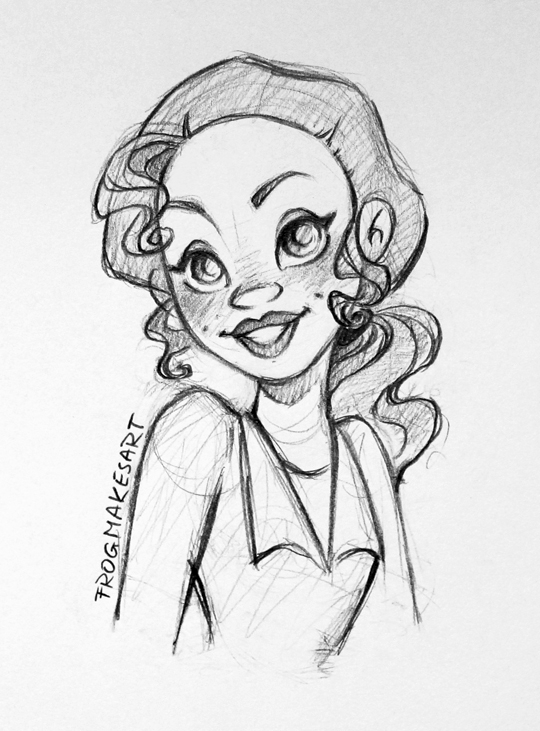 Tiana Sketch at PaintingValley.com | Explore collection of Tiana Sketch