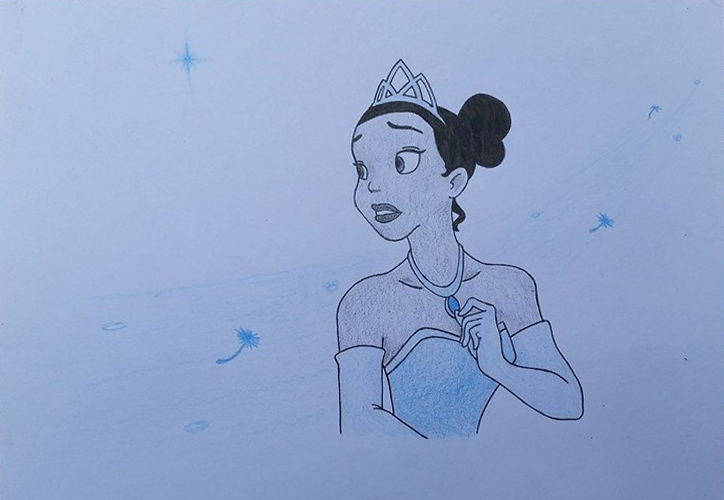 2925x2021 Tiana Disney Sketch Jordan Philippi - Tiana Sketch