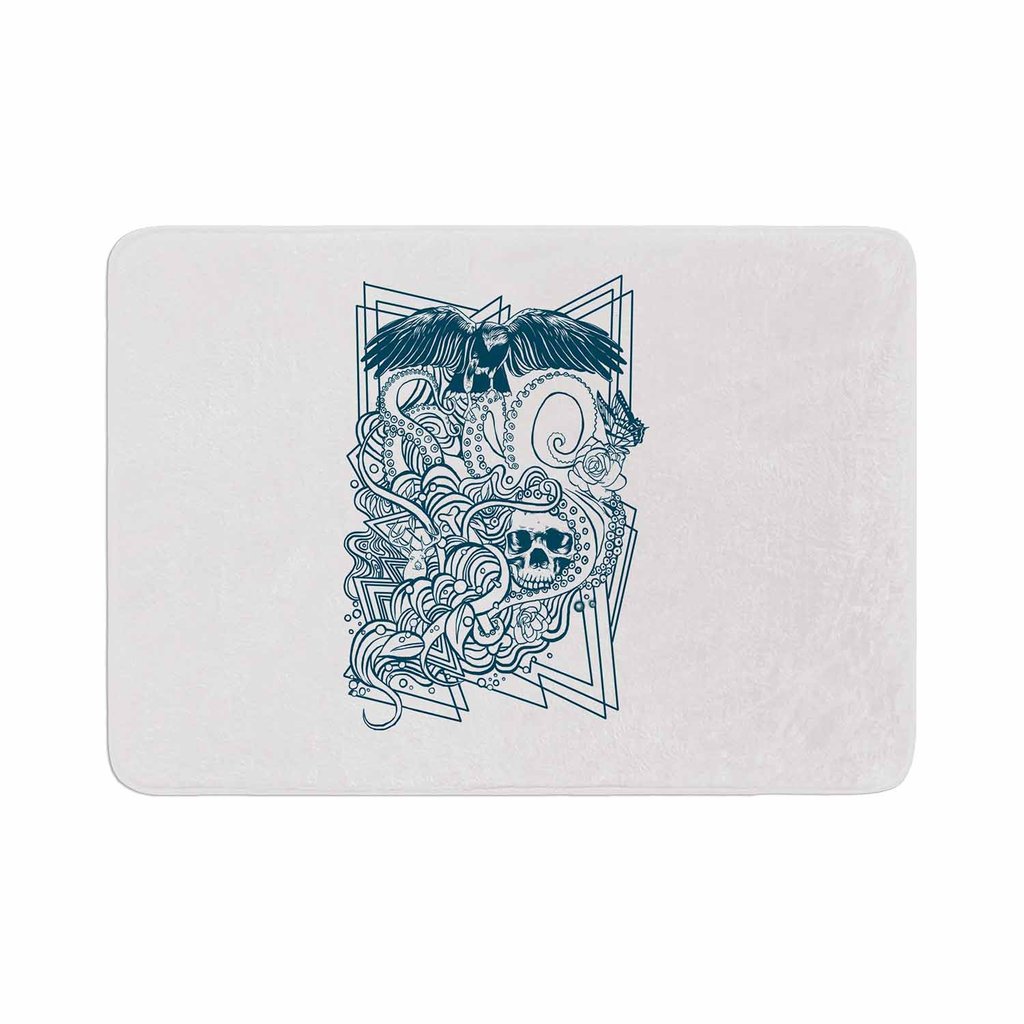 1024x1024 Tidal Wave Bath Mat By Barmalisirtb Kess Inhouse - Tidal Wave Sketch