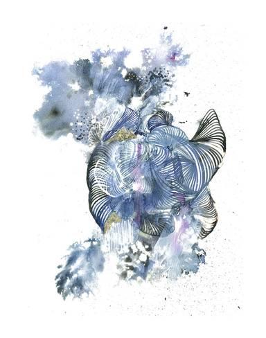 384x488 Tidal Wave Poster By Kiran Patel - Tidal Wave Sketch