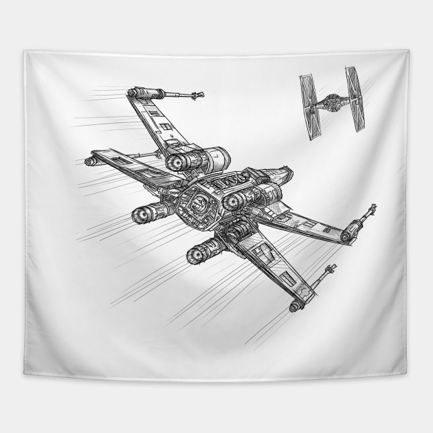 630x630 X Wing Vs Tie Fighter - Tie Fighter Sketch