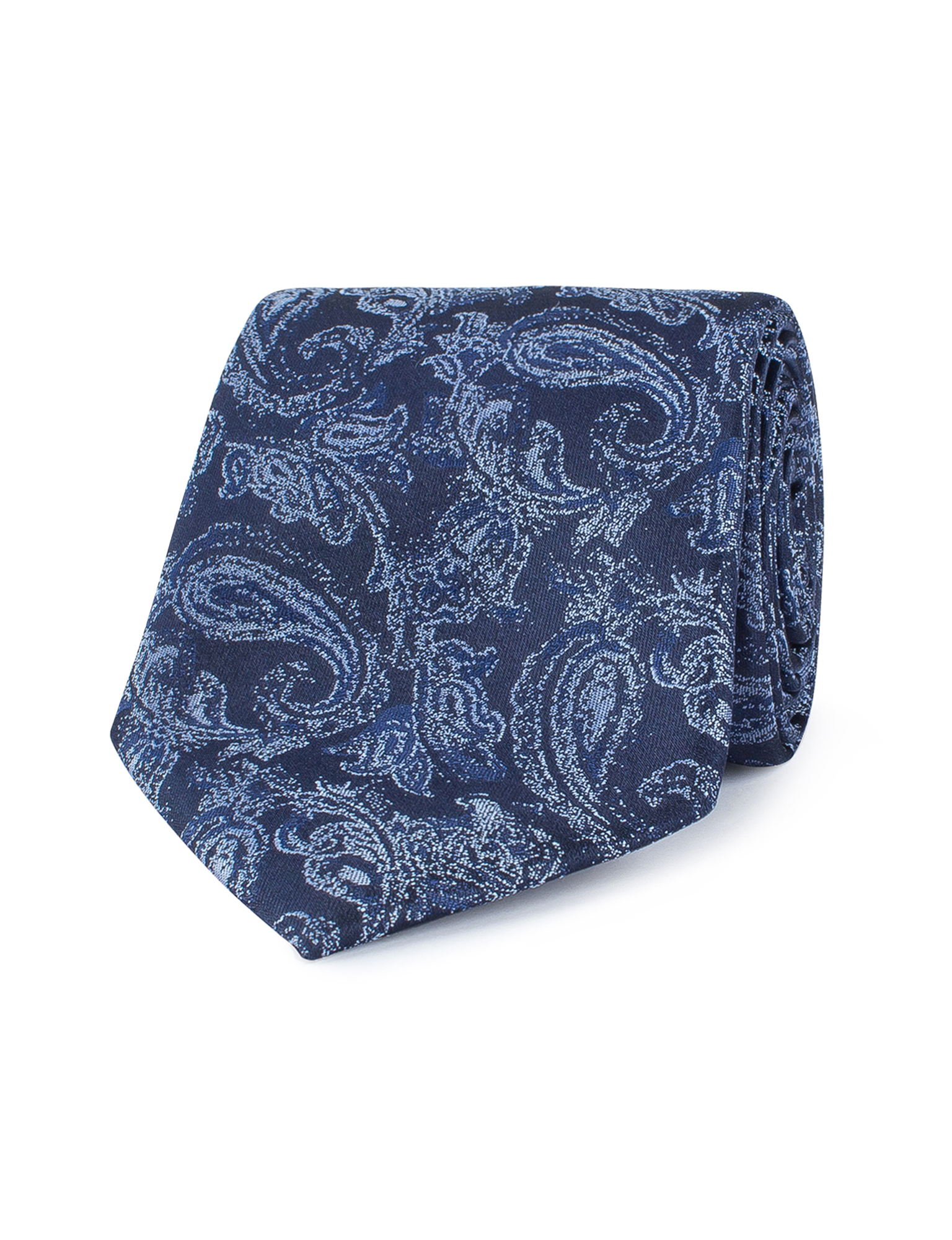 1536x2000 Stvdio By Jeff Banks Navy Sketch Paisley Tie - Tie Sketch