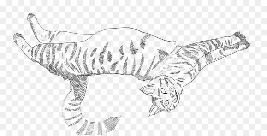 900x460 Tiger Cat Canidae Paw Sketch - Tiger Paw Sketch