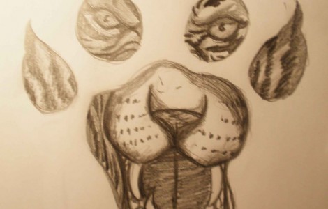 470x300 Tiger Paw Print Tattoos Designs Tattoos Designs Ideas - Tiger Paw Sketch