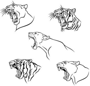 385x368 Vector Images Of Tiger Paw Free Vector Download (343 Free Vector - Tiger Paw Sketch