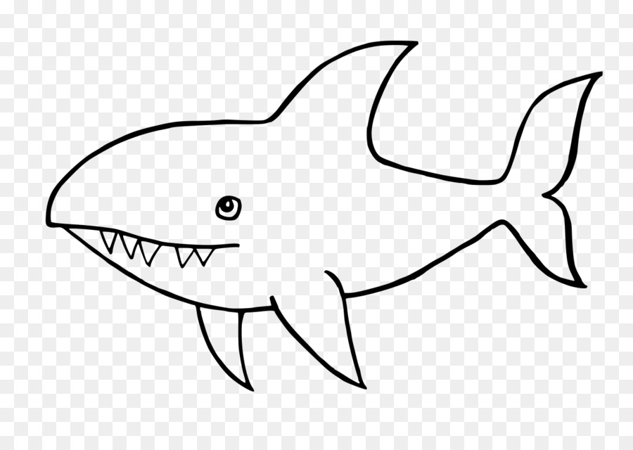 900x640 Requiem Sharks Black And White Drawing Tiger Shark Clip Art - Tiger Shark Sketch