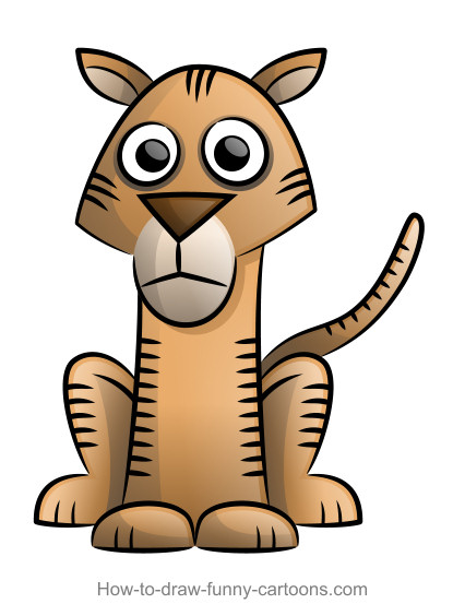 415x564 Tiger Drawings (Sketching + Vector) - Tiger Sketch Cartoon