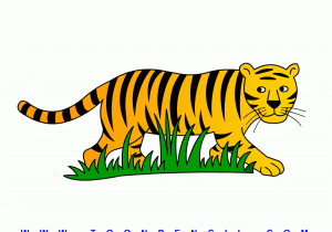 300x210 Tiger Drawing Kids Tiger Sketch For Kids - Tiger Sketch For Kids