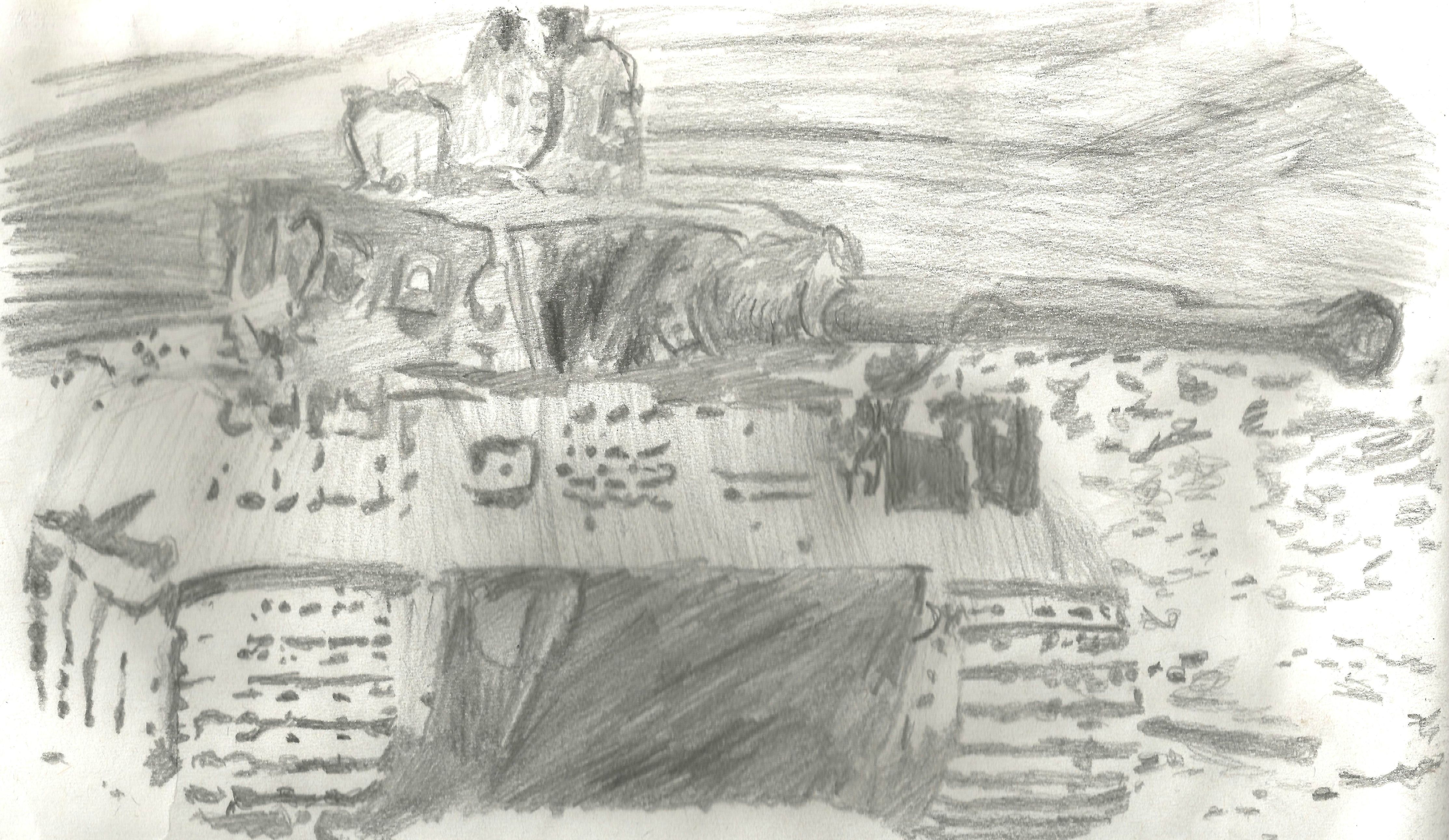 4455x2583 Tiger 1 Tank - Tiger Tank Sketch