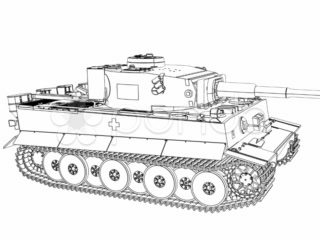 320x240 Draw Tiger Tank Mmsmall ~ Video Clip - Tiger Tank Sketch