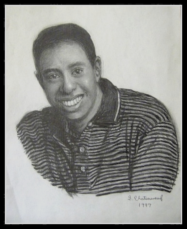 772x945 Tiger Woods - Tiger Woods Sketch