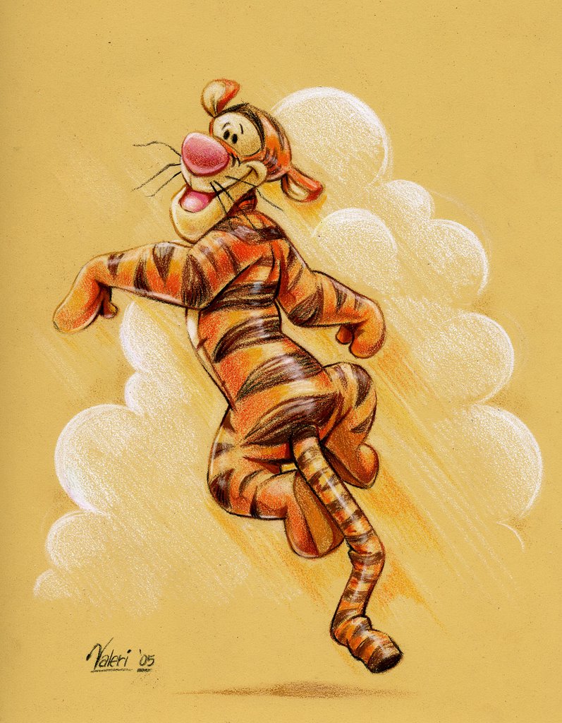 797x1024 Jim Valeri Design Tigger Sketch - Tigger Sketch