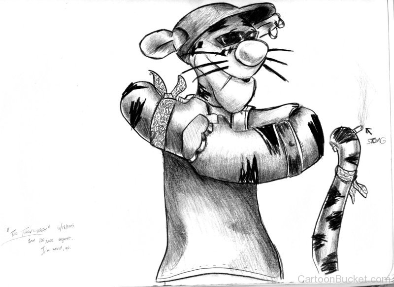 800x582 Tigger Pictures, Images - Tigger Sketch
