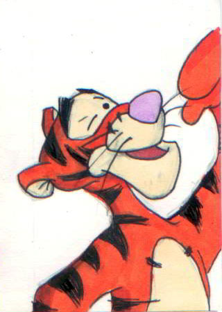 320x449 Tigger Sketch Card The Desktop Online Store Powered By Storenvy - Tigger Sketch