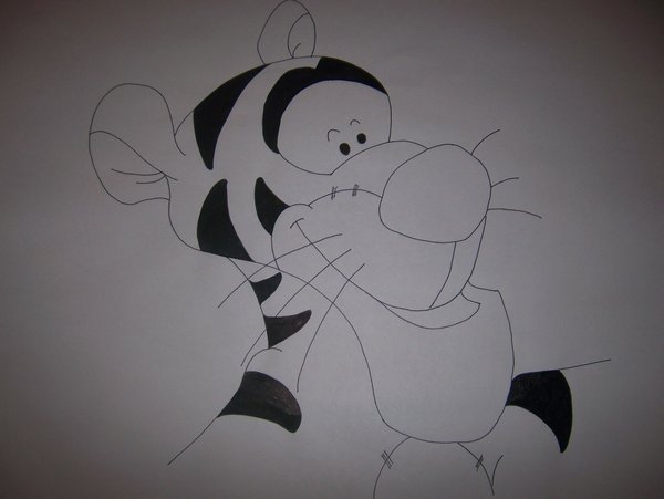 600x451 Tigger Sketch By Oompa1970 - Tigger Sketch