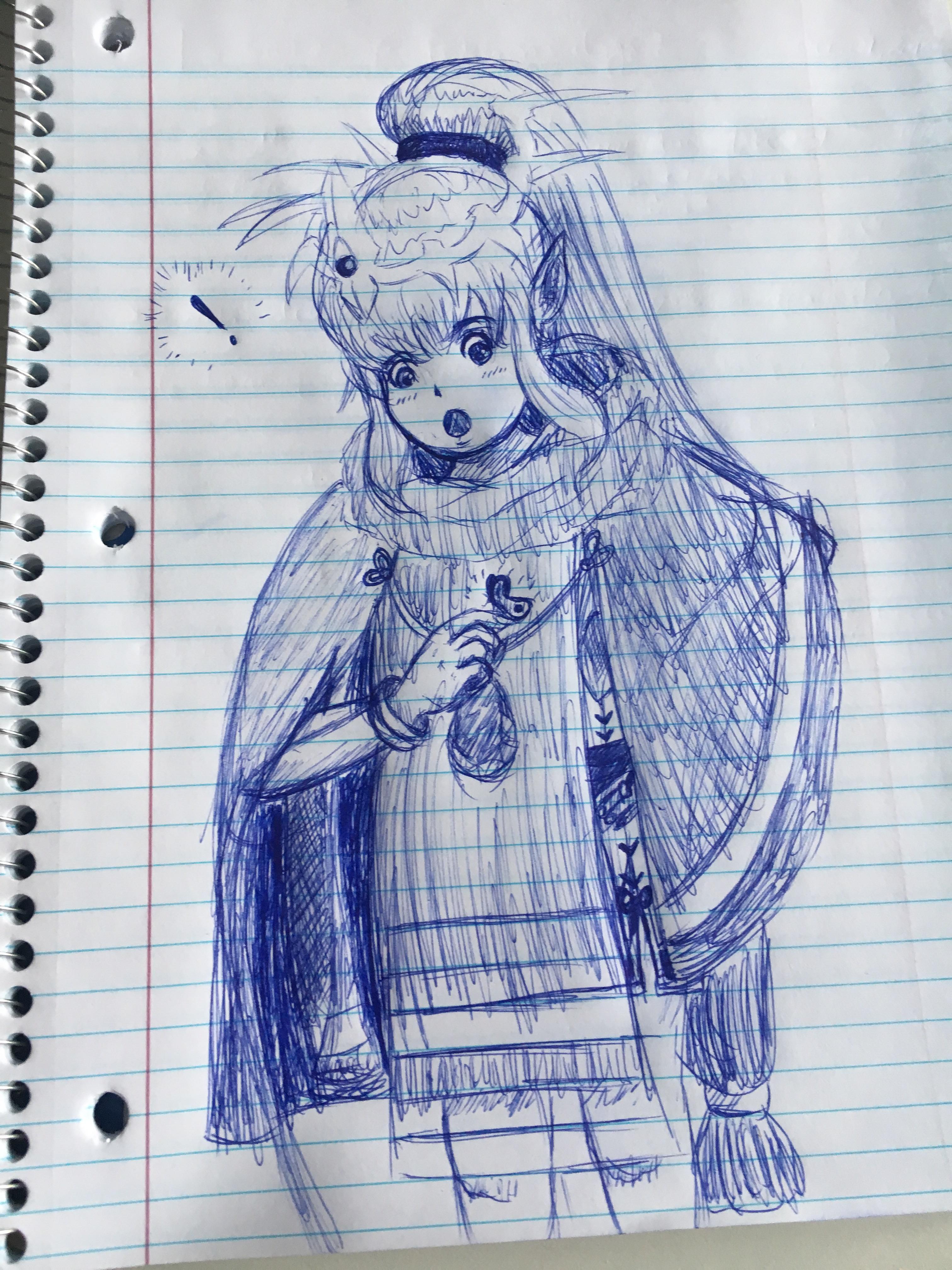 3024x4032 Little Tiki Sketch I Did In Class - Tiki Sketch