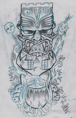 257x400 Reedpunks Blog - Tiki Sketch