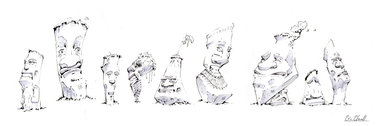 1280x431 Artstation - Tiki Sketch