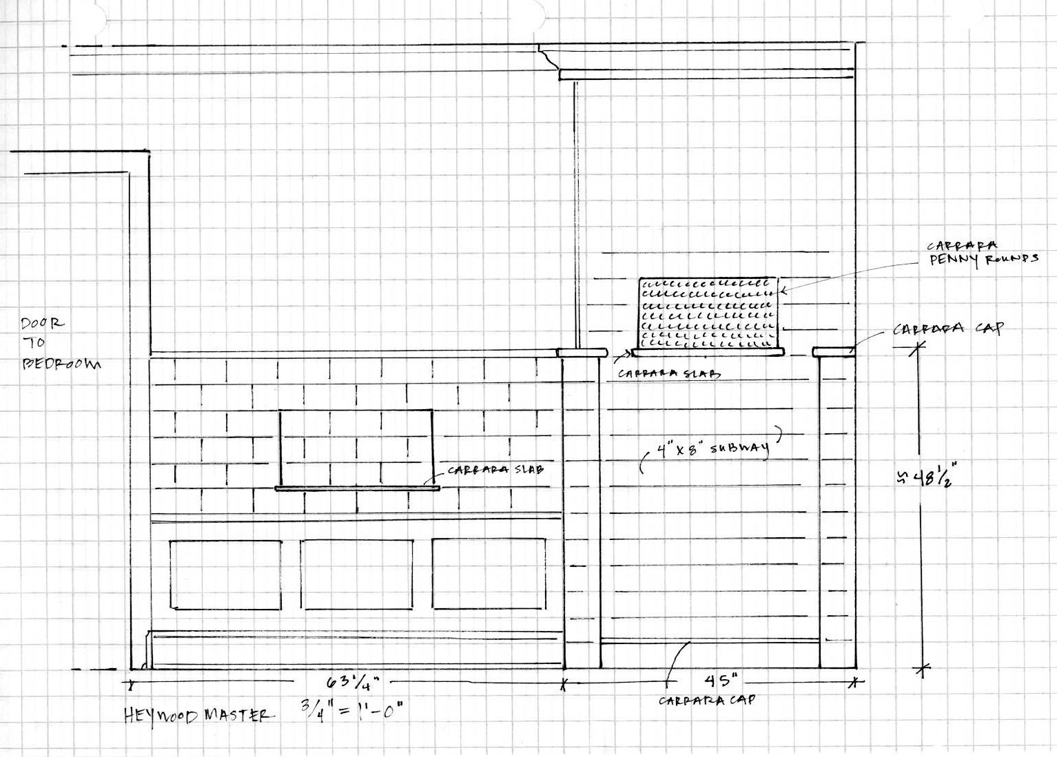 1534x1099 Image Result For Tile Shower Designs How To Sketch Elevation - Tile Sketch