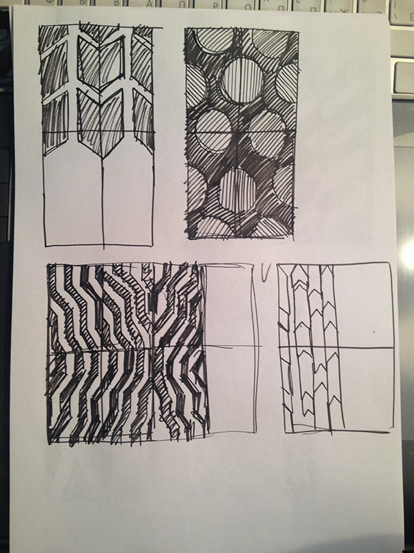 600x800 The Making Of The Unitile Ceramic Tile Pattern - Tile Sketch