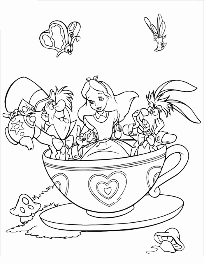 700x906 Mad Hatter Coloring Pages Printable Coloring Pages - Tim Burton Mad Hatter Sketch