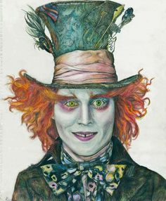 236x286 Svenja In 2018 Art Mad, Alice And - Tim Burton Mad Hatter Sketch