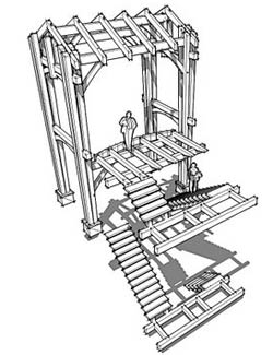 250x325 Heartwood School Sketchup For Timber Framers Course - Timber Sketch