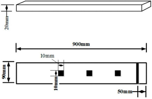 512x335 Sketch Of Timber Specimen For The Sensitivity Verificat Open I - Timber Sketch